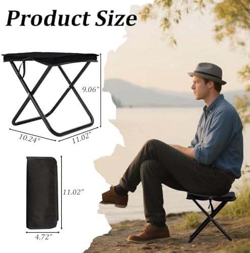 Camping Stool Portable Pocket Handbag Stool - Image 3