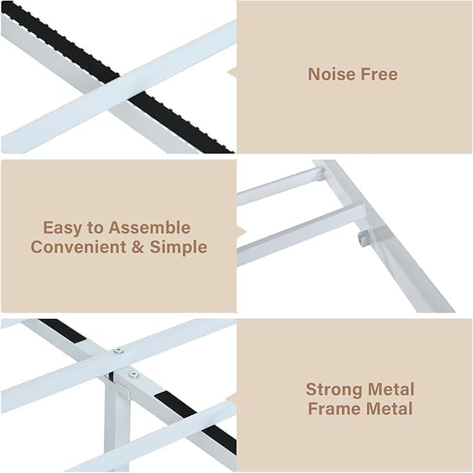 IMMERSTABLE Full Metal Bed Frame - Image 5