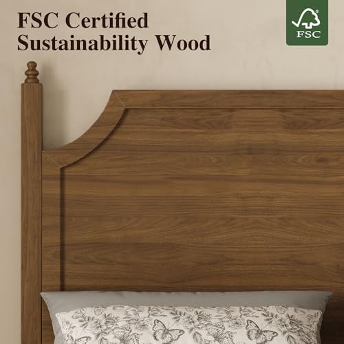 Belffin Wood Queen Size Bed Frame - Image 3