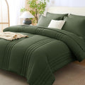 CozyLux Full Size Comforter Sets Olive Green by CozyLux