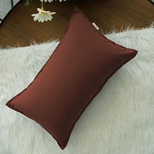Jeanerlor Cotton Linen Decorative 12"x20" Lumbar Throw Pillow Case Cushion Cover - Image 2