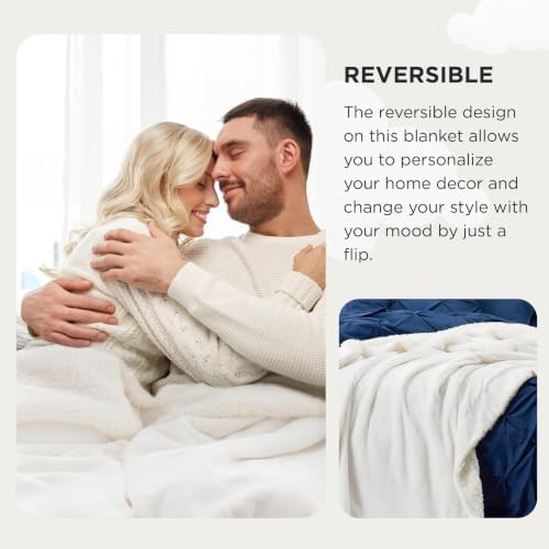 Bedsure GentleSoft Sherpa Fleece Cal King Blankets - Image 6