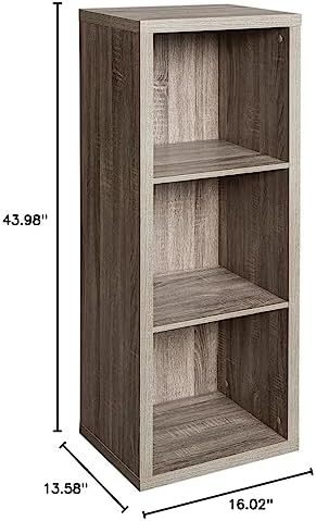 ClosetMaid 3 Cube Storage Shelf Organizer Bookshelf - Image 6