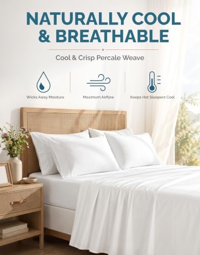 Casa Platino Cal King Sheets Set –100% Cotton Cal King Sheets - Image 4