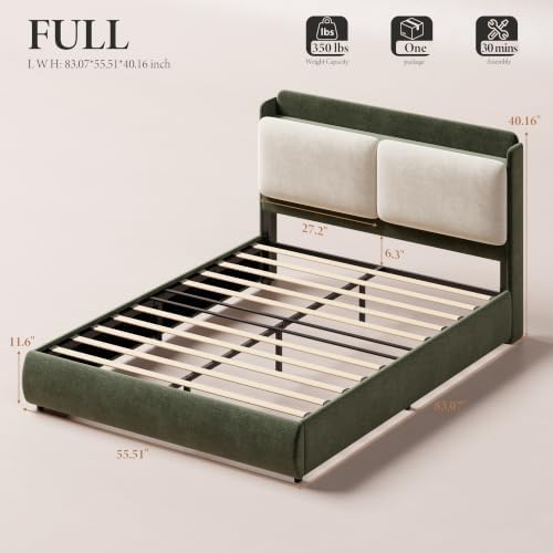 Garvee Full Upholstered Bed Frame - Image 2