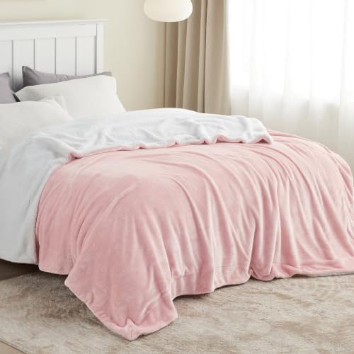 Bedsure GentleSoft Sherpa Fleece Blanket Queen Size - Image 3