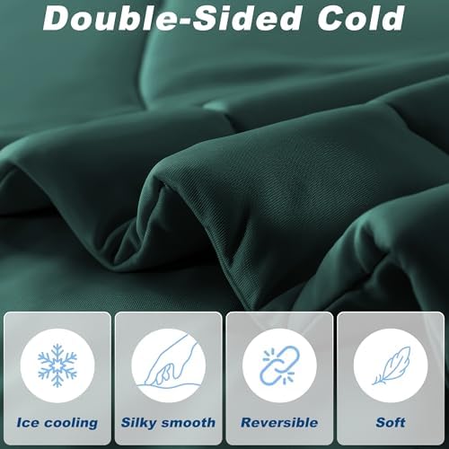 Cooling Comforter Twin Size, Double-Sided Cold Tech Quilted Bed Comforters - Image 3