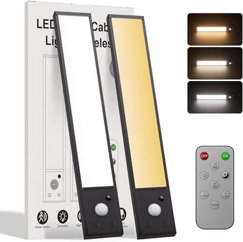 LED Under Cabinet Light with Motion Sensor, 3 Pack by Tnight