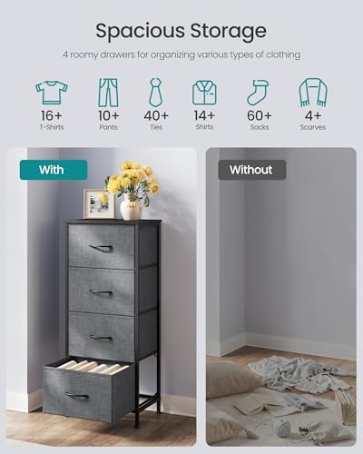 SONGMICS Dresser for Bedroom, Tall Dresser - Image 4