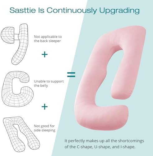 Sasttie Cooling Pregnancy Pillows - Image 5