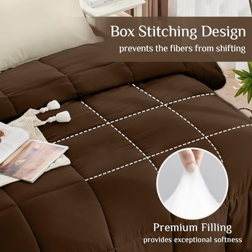 JOLLYVOGUE Oversized Queen Comforter Set, Ultra-Soft Bed in a Bag 7 Pieces - Image 3