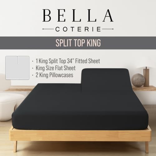 Bella Coterie Bamboo Viscose 34" Split Top King Sheets, Organically Grown - Image 2