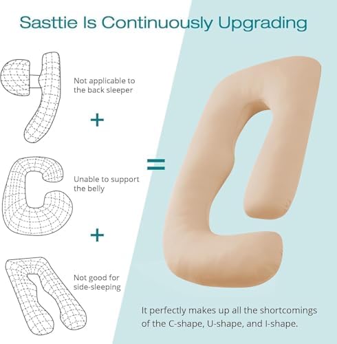 Sasttie Cooling Pregnancy Pillows - Image 4