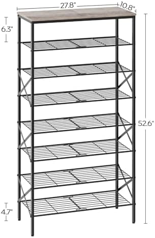 8 Tier Shoe Rack, Shoe Storage Organizer, Large Capacity Shoe Shelf Holds 32 - Image 3