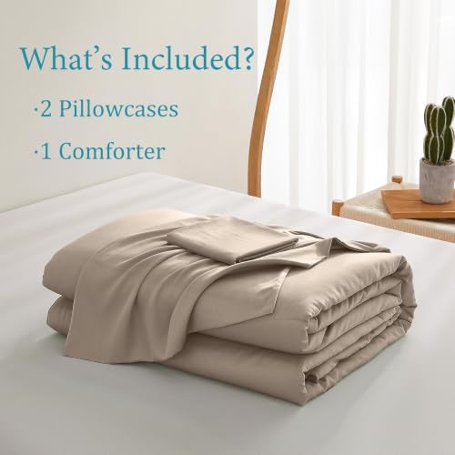 Bamboo Viscose Comforter Set Queen Size 3 Pieces - Image 2