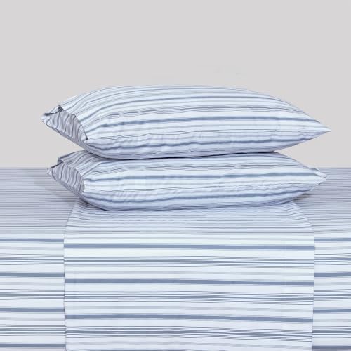 Feather & Stitch 100% Cotton Sateen 500 TC Full Size Bed Sheet Set - Image 4