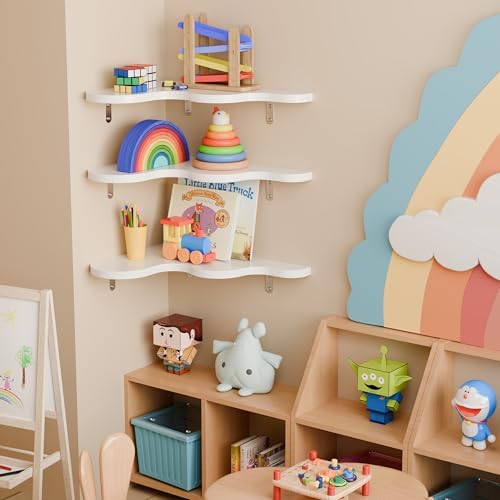 Cute Cloud Corner Shelves - Image 3