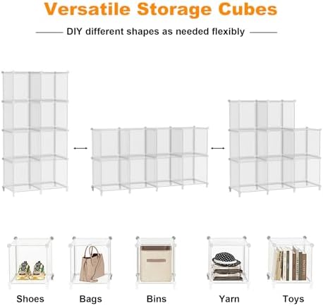 AWTATOS 8 Cube Storage Organizer, Closet Organizer Storage Shelf - Image 6