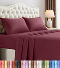 Full Sheets Set, 4 Pieces 16" Deep Pocket Hotel Luxury Bed Sheets by UTOPIABEDDING