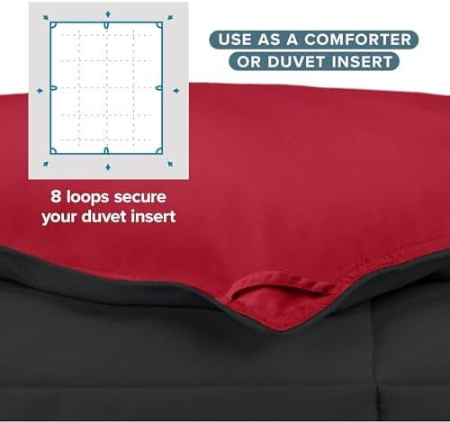 Bare Home Reversible Comforter - Image 6