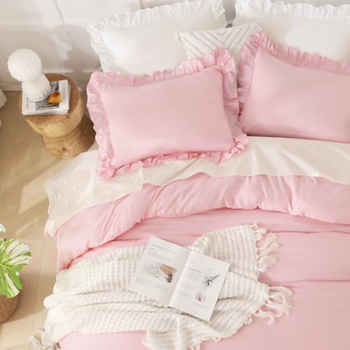 Andency Pink Comforter Set Full Size - Image 3