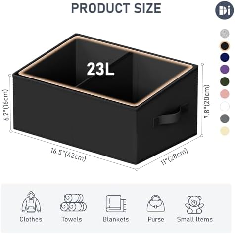 DIMJ Large Closet Shelf Organizer Bins 8 Packs - Image 3