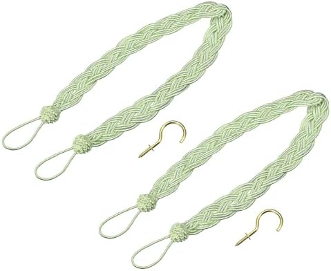 uxcell 2Pcs Curtain Tiebacks, 58cm/23 Braided Drapery Holdback Holder by uxcell