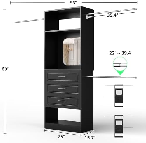 Unikito 8FT Closet Organizer System - Image 7