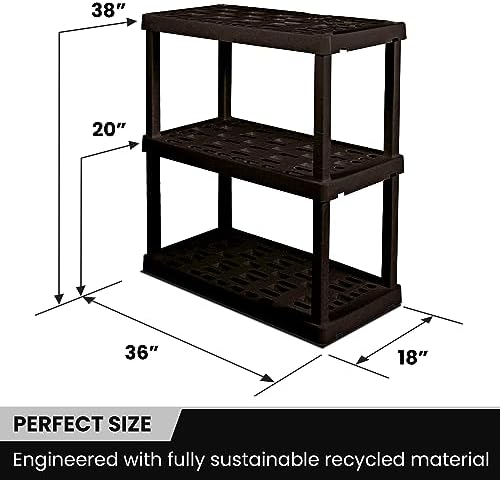 Oskar Heavy Duty Plastic Storage Shelves- - Image 3