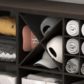 Furinno Cubicle X-Shelf Cube Shelf Insert, Dark Oak by Furinno-FitsYourSpaceFitsYourBudget