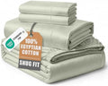 LANE LINEN Bed Sheets Queen Size 100% Egyptian Cotton Sateen by LaneLinen