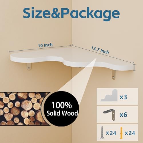 Cute Cloud Corner Shelves - Image 2
