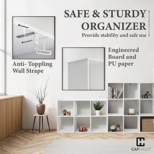 CAPHAUS Sturdy Room 11-Inch Cube Storage Organizer Shelf, - Image 5