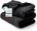 Bedsure Twin XL Fleece Blanket College Dorm Room Essentials Navy 66"x90" by BEDSURE