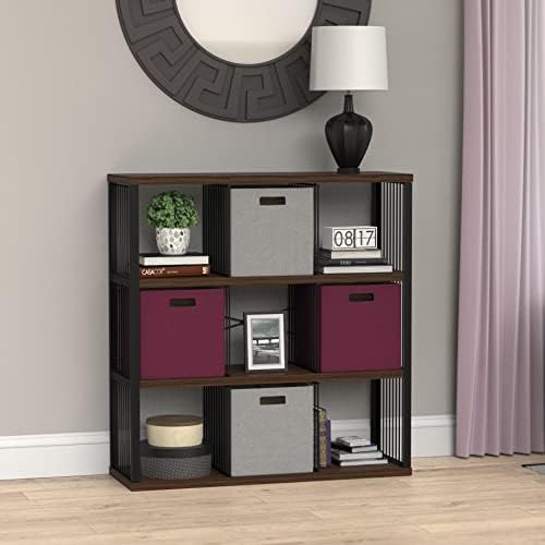 ClosetMaid 9-Cube Storage Organizer Bookshelf, Storage Shelf, Metal Frame - Image 6