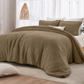 PHF Muslin Comforter Set Twin Size, Cotton Shell by PHF