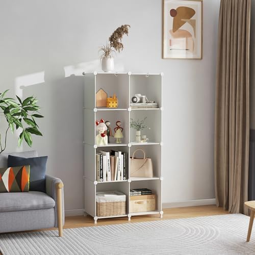 AWTATOS 8 Cube Storage Organizer, Closet Organizer Storage Shelf - Image 2