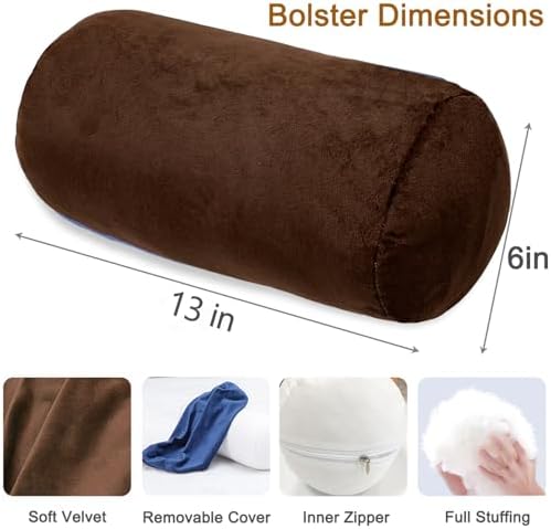 Round Cylinder Bolster Pillow - Image 2