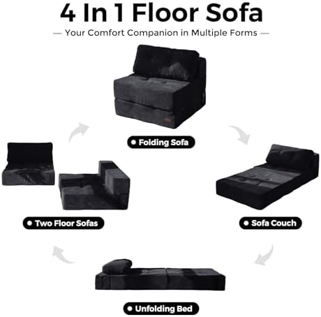 MAXYOYO Folding Sofa Bed, Convertible Chair Bed - Image 4