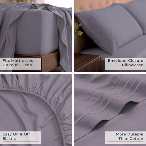 Mellanni Iconic 4-PC Bed Sheet Set - Image 5