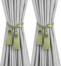2 Pack Curtain Tiebacks with Tassel, Decorative Curtain Holdback by HedongHexi