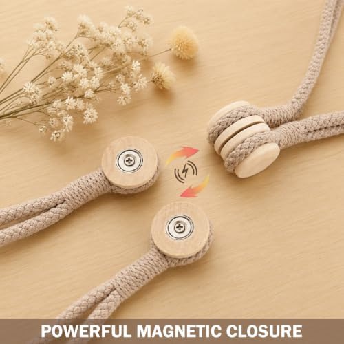 2 Pack Magnetic Curtain Tiebacks, Minimalist Curtain Holdbacks - Image 4