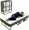 Folding Bed with Mattress, Compact Folded Bed by XHYMYB-X-HomeYourMovingBed