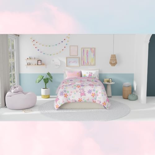 Franco Peppa Pig Kids Bedding Super Soft Comforter and Sheet Set - Image 6