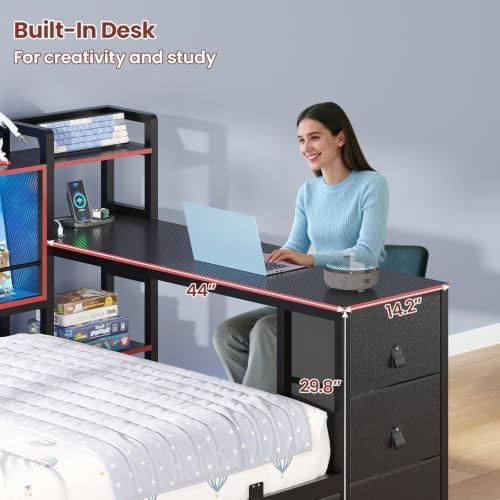 ADORNEVE Gaming Corner Bed - Image 6