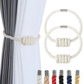 Magnetic Curtain Tiebacks-Handmade Woven Tie-Backs by fenghuangwu