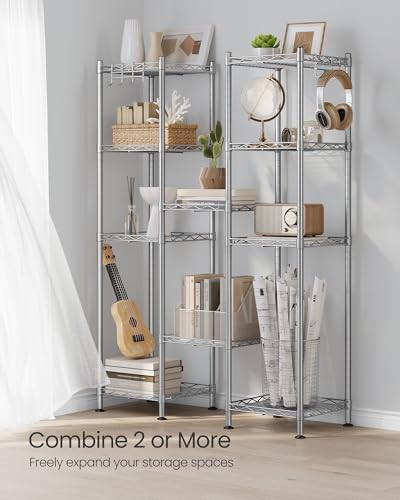 SONGMICS 5-Tier Bathroom Shelf, Storage Rack - Image 5