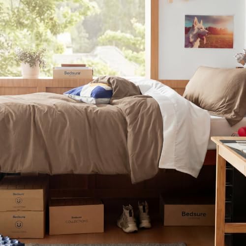 Bedsure Prewashed Twin/Twin XL Duvet Cover, Cotton-Like Bedding Set - Image 6