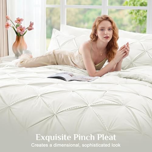JOLLYVOGUE Twin Comforter Set 5 Pieces - Image 4