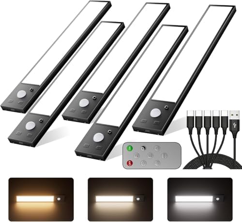 8" 5Pack Under Cabinet Lighting Wireless by Tnight